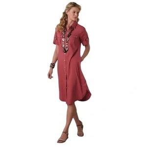 Soft Surroundings size small Fontana shirt dress